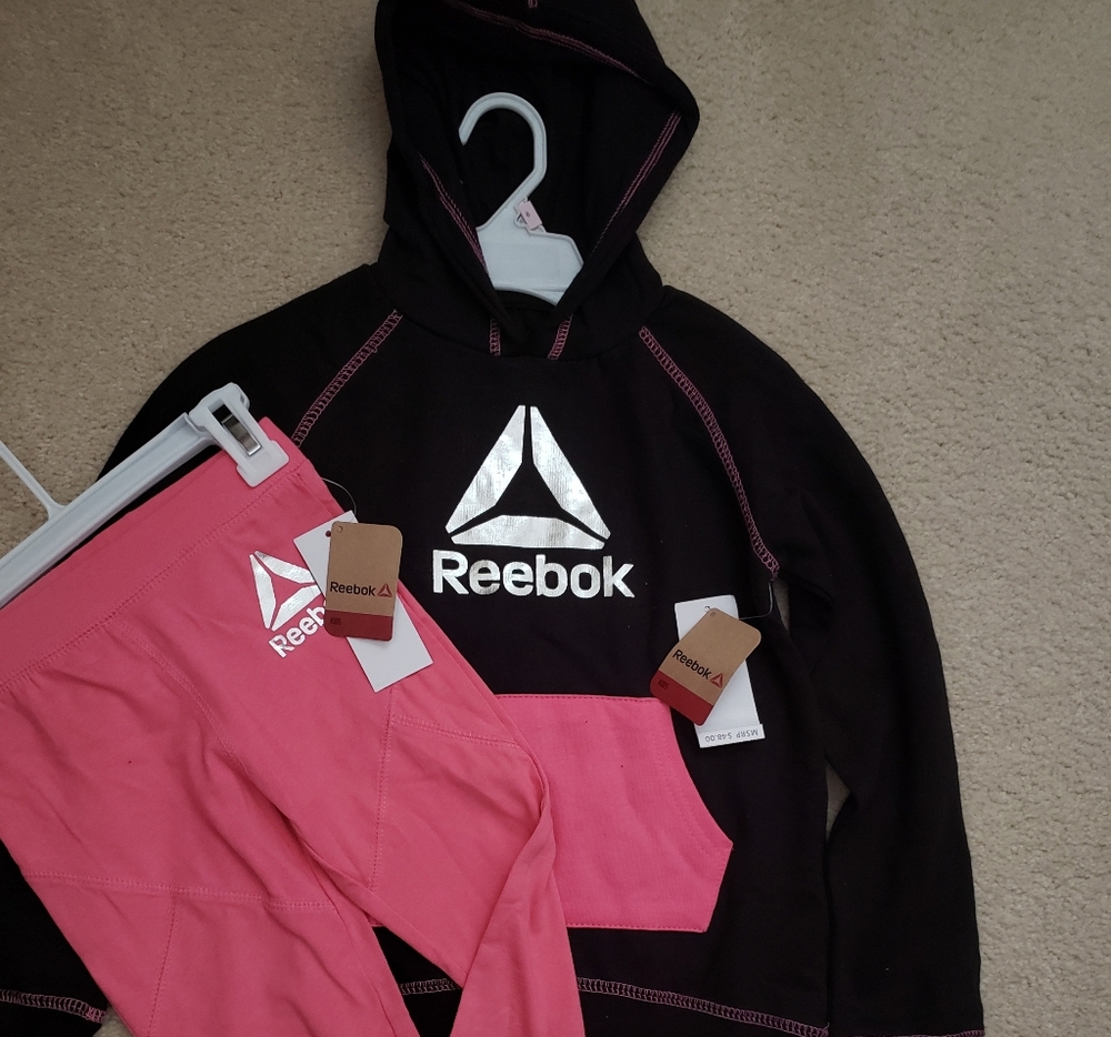 Reebok Girl Hoodie Jogger Set